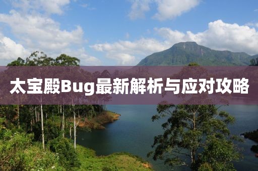 太寶殿Bug最新解析與應對攻略