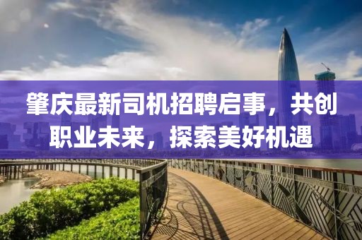 肇慶最新司機招聘啟事,共創職業未來,探索美好機遇