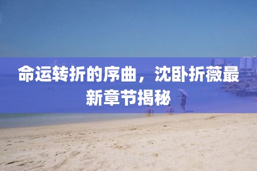 命運轉折的序曲,沈臥折薇最新章節揭秘