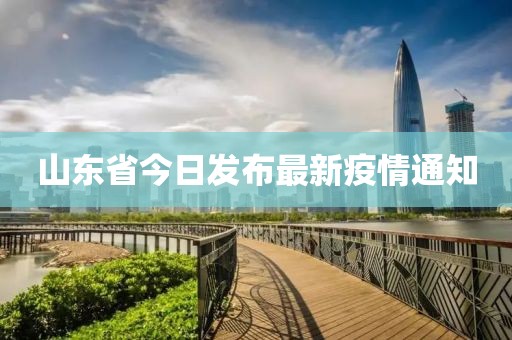 山東省今日發(fā)布最新疫情通知