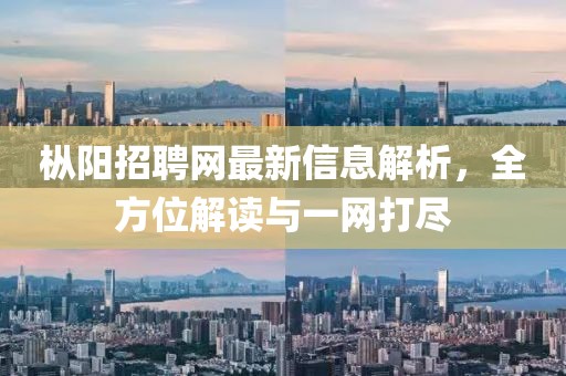 樅陽招聘網(wǎng)最新信息解析,全方位解讀與一網(wǎng)打盡