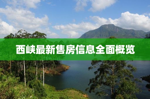 西峽最新售房信息全面概覽