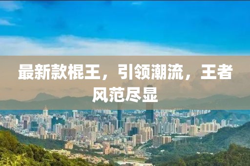 最新款棍王,引領(lǐng)潮流,王者風(fēng)范盡顯