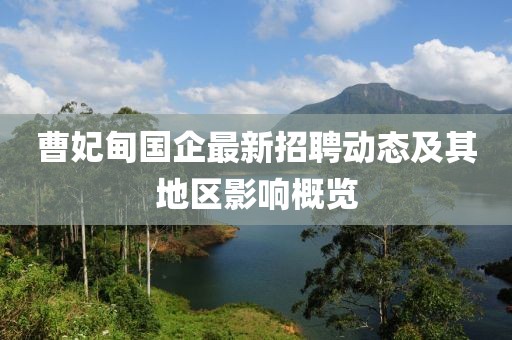 曹妃甸國(guó)企最新招聘動(dòng)態(tài)及其地區(qū)影響概覽