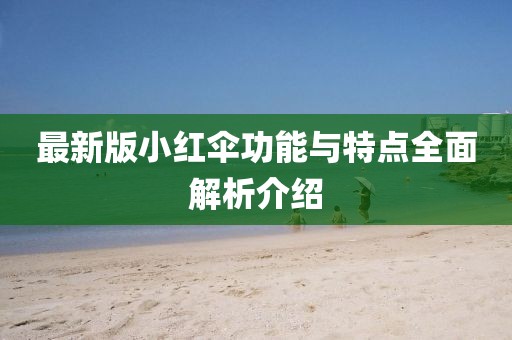 最新版小紅傘功能與特點全面解析介紹