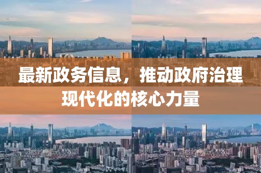 最新政務(wù)信息,推動(dòng)政府治理現(xiàn)代化的核心力量