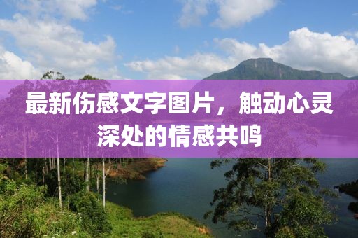 最新傷感文字圖片,觸動(dòng)心靈深處的情感共鳴
