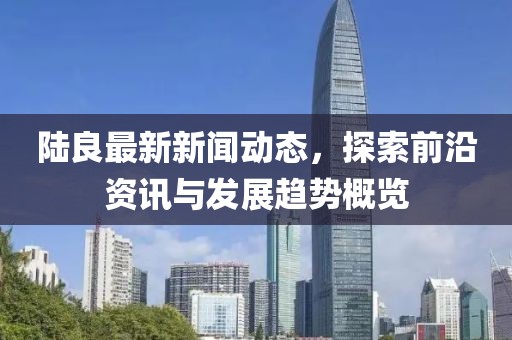 陸良最新新聞動態(tài),探索前沿資訊與發(fā)展趨勢概覽