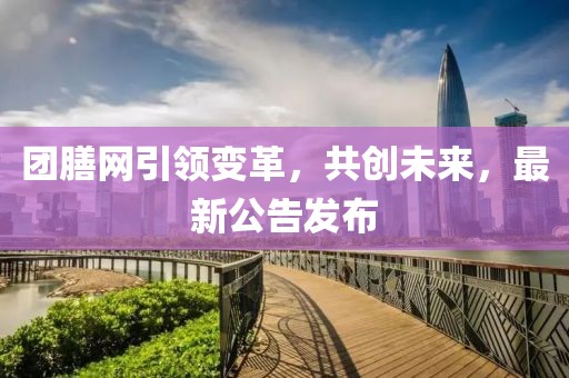 團膳網引領變革,共創未來,最新公告發布