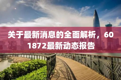 關(guān)于最新消息的全面解析,601872最新動態(tài)報告