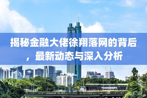 揭秘金融大佬徐翔落網(wǎng)的背后,最新動(dòng)態(tài)與深入分析
