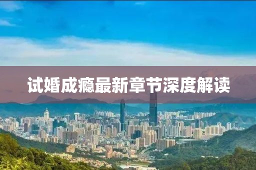 試婚成癮最新章節(jié)深度解讀