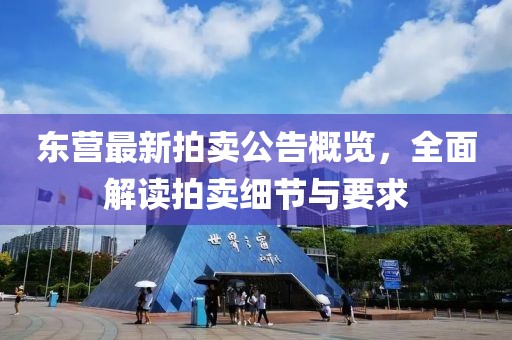 東營最新拍賣公告概覽,全面解讀拍賣細節與要求