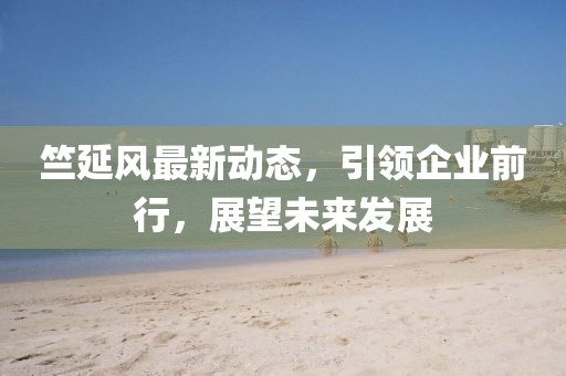 竺延風最新動態,引領企業前行,展望未來發展