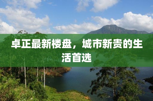 卓正最新樓盤,城市新貴的生活首選
