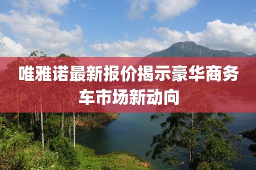 唯雅諾最新報價揭示豪華商務車市場新動向