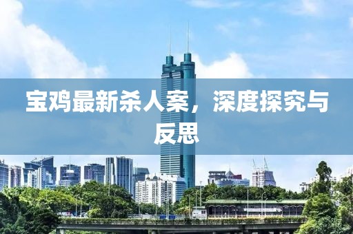 寶雞最新殺人案,深度探究與反思