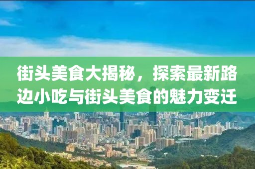 街頭美食大揭秘,探索最新路邊小吃與街頭美食的魅力變遷