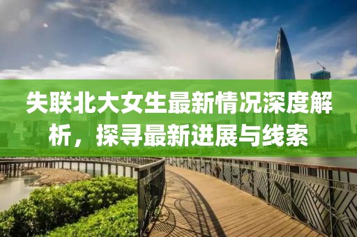 失聯北大女生最新情況深度解析,探尋最新進展與線索