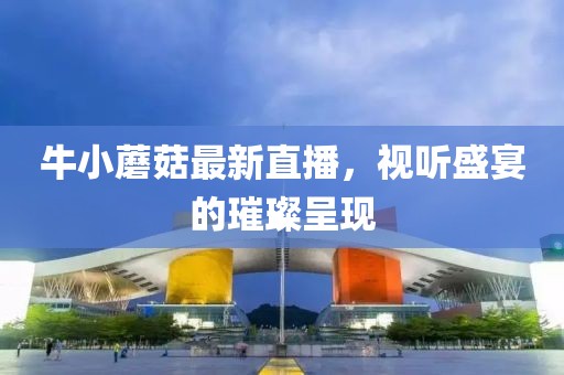 牛小蘑菇最新直播,視聽盛宴的璀璨呈現