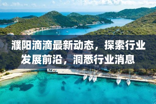 濮陽(yáng)滴滴最新動(dòng)態(tài),探索行業(yè)發(fā)展前沿,洞悉行業(yè)消息