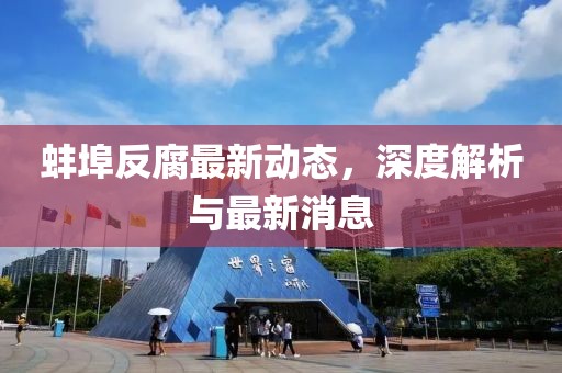 蚌埠反腐最新動態,深度解析與最新消息