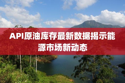 API原油庫存最新數據揭示能源市場新動態
