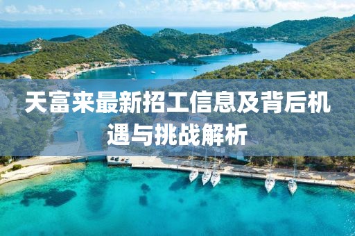 天富來(lái)最新招工信息及背后機(jī)遇與挑戰(zhàn)解析