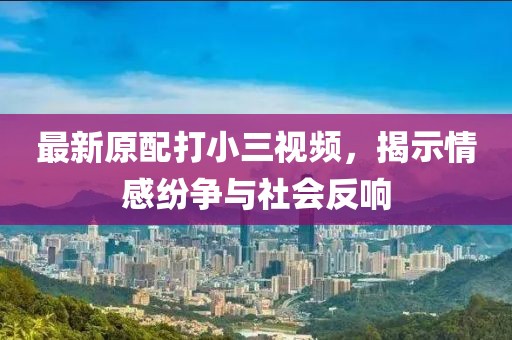 最新原配打小三視頻,揭示情感紛爭(zhēng)與社會(huì)反響