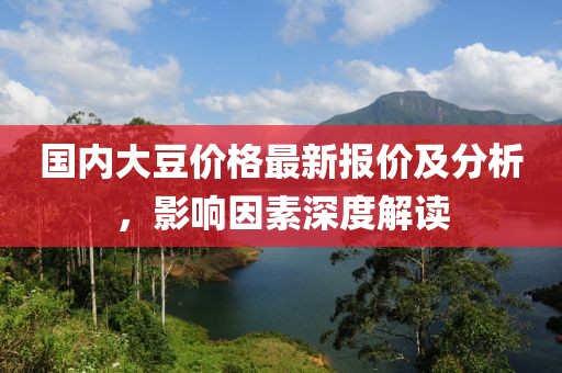 國內大豆價格最新報價及分析,影響因素深度解讀