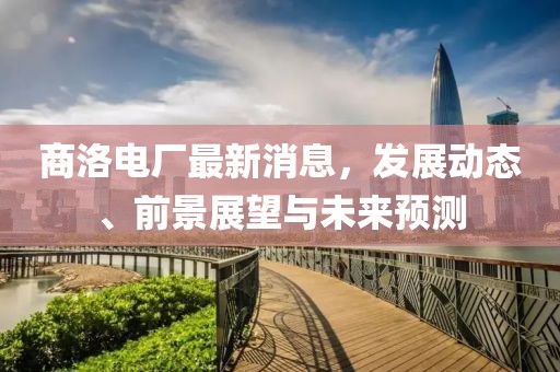 商洛電廠最新消息,發(fā)展動(dòng)態(tài)、前景展望與未來預(yù)測(cè)