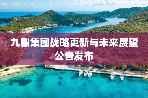 九鼎集團戰略更新與未來展望公告發布