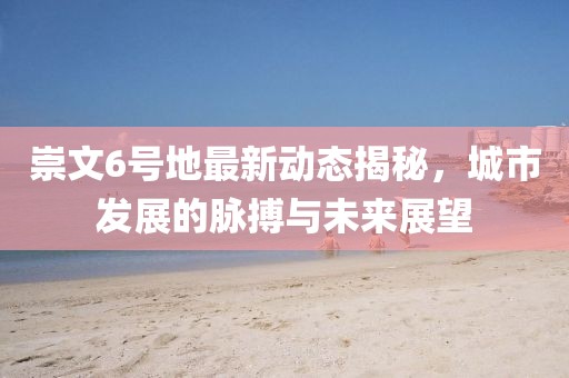 崇文6號(hào)地最新動(dòng)態(tài)揭秘,城市發(fā)展的脈搏與未來(lái)展望