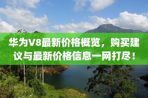 華為V8最新價格概覽,購買建議與最新價格信息一網(wǎng)打盡!