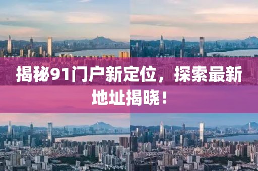 揭秘91門戶新定位,探索最新地址揭曉!
