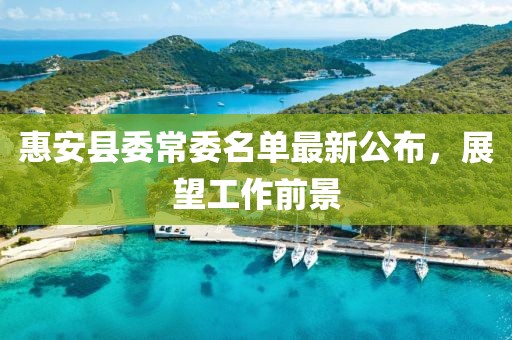 惠安縣委常委名單最新公布,展望工作前景