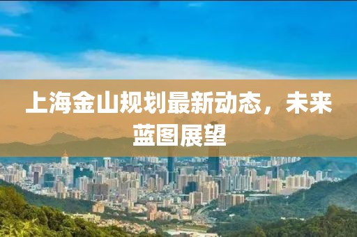 上海金山規劃最新動態，未來藍圖展望