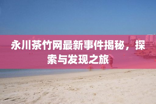 永川茶竹網最新事件揭秘,探索與發現之旅