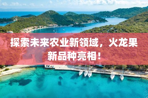 探索未來農(nóng)業(yè)新領(lǐng)域，火龍果新品種亮相！