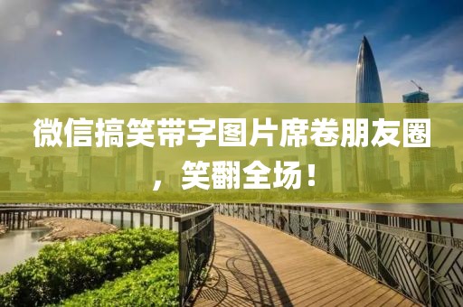 微信搞笑帶字圖片席卷朋友圈,笑翻全場!
