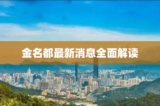 金名都最新消息全面解讀