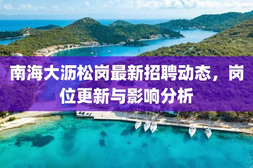 南海大瀝松崗最新招聘動態(tài),崗位更新與影響分析