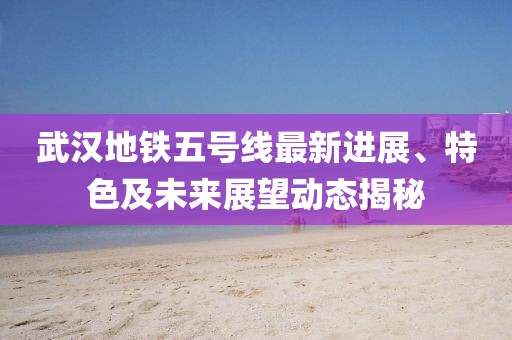 武漢地鐵五號線最新進(jìn)展、特色及未來展望動態(tài)揭秘