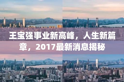 王寶強事業新高峰,人生新篇章,2017最新消息揭秘