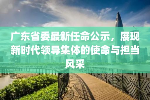 廣東省委最新任命公示，展現新時代領導集體的使命與擔當風采