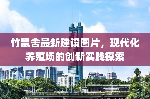 竹鼠舍最新建設圖片,現代化養殖場的創新實踐探索