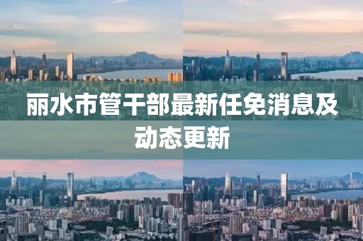 麗水市管干部最新任免消息及動(dòng)態(tài)更新