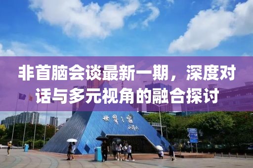 非首腦會談最新一期,深度對話與多元視角的融合探討