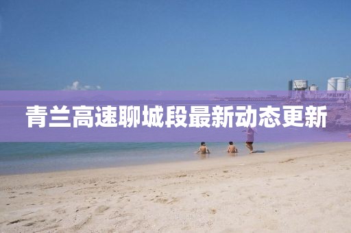 青蘭高速聊城段最新動態更新