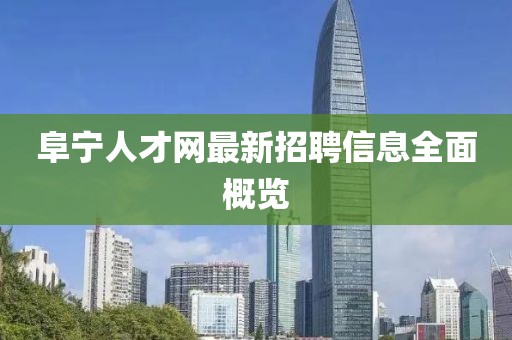 阜寧人才網最新招聘信息全面概覽